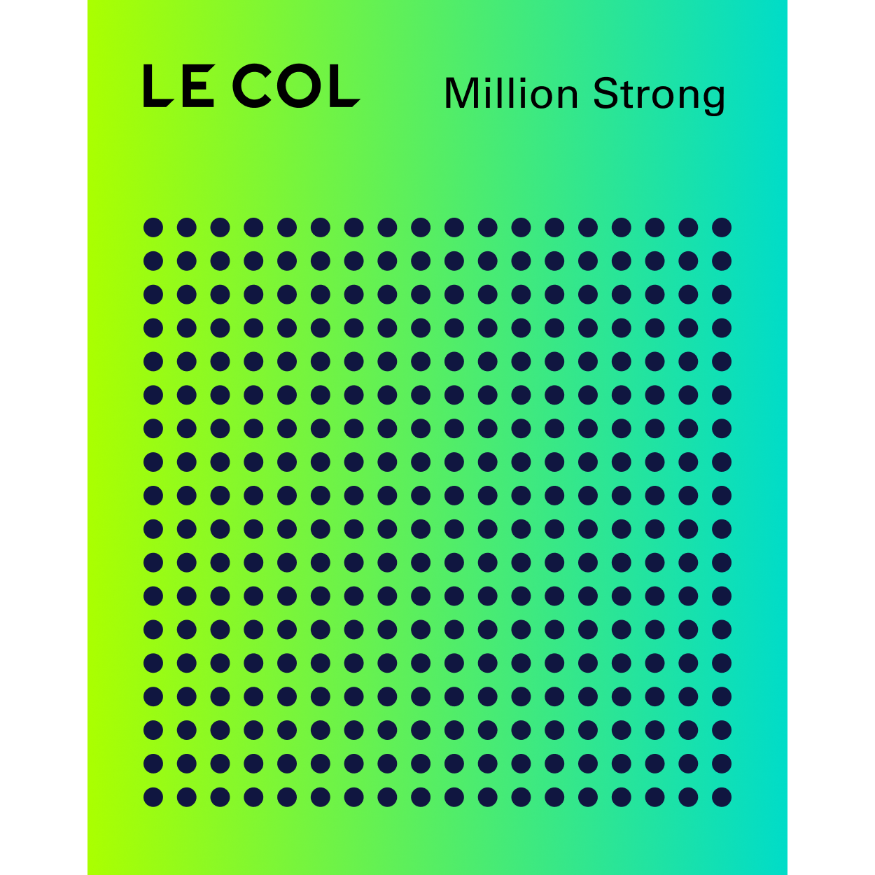 Le Col Million Strong Challenge